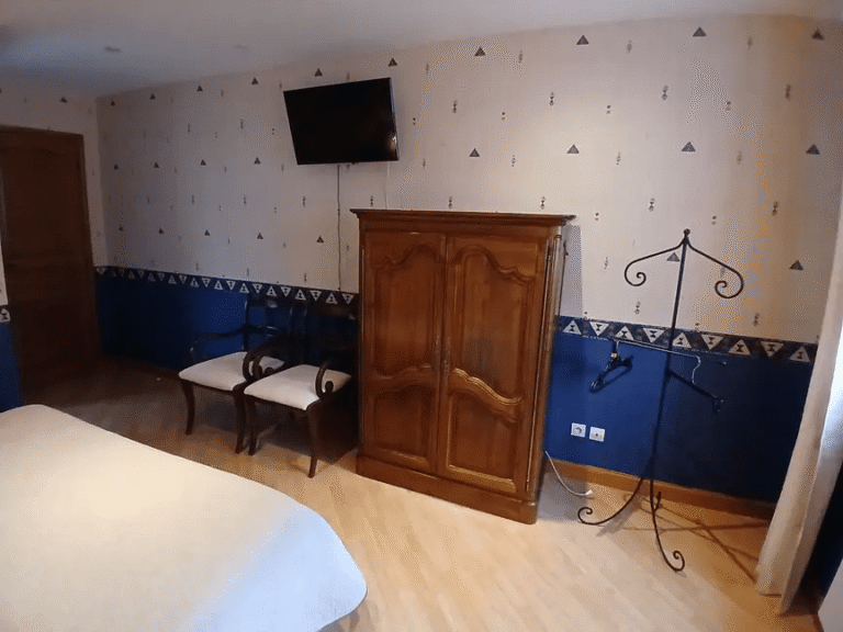 Chambre bleue de La Cabriole