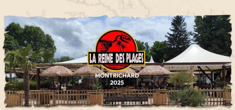 Terrasse amenagee de La Reine des Plages a Montrichard